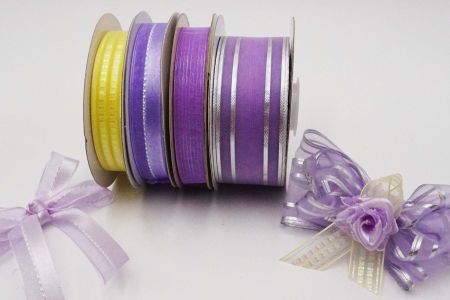 Purple Tone Sheer Ribbon Set